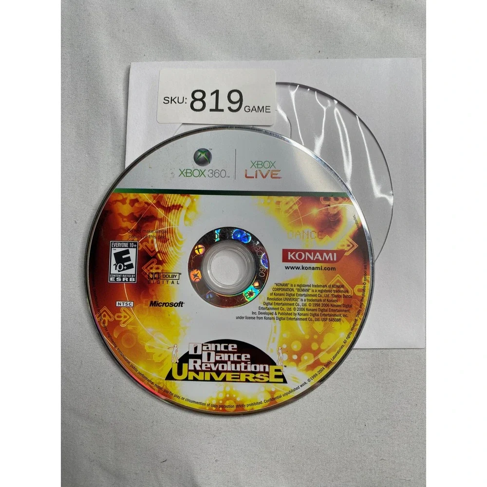 Dance Dance Revolution Universe Microsoft Xbox 360